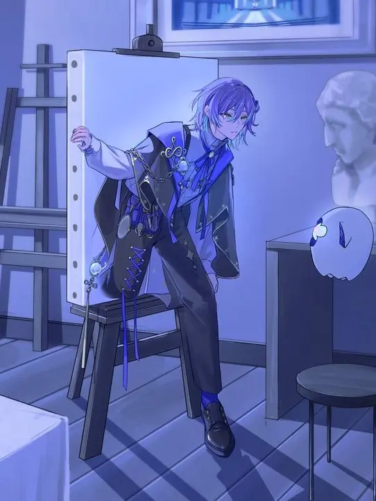 coco._.5515의 絵画なのに人間みたいね。