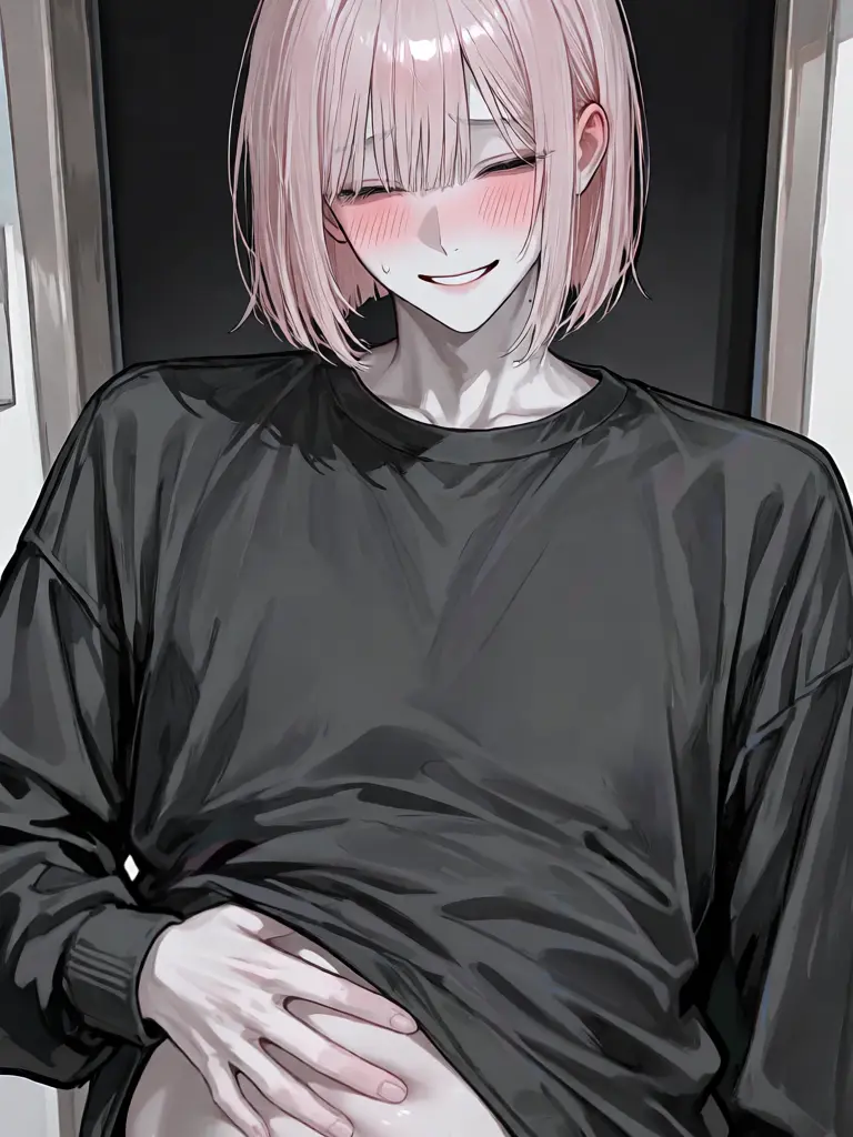 yaju.114514의 彼氏が派手に正月太りしてて可愛い。