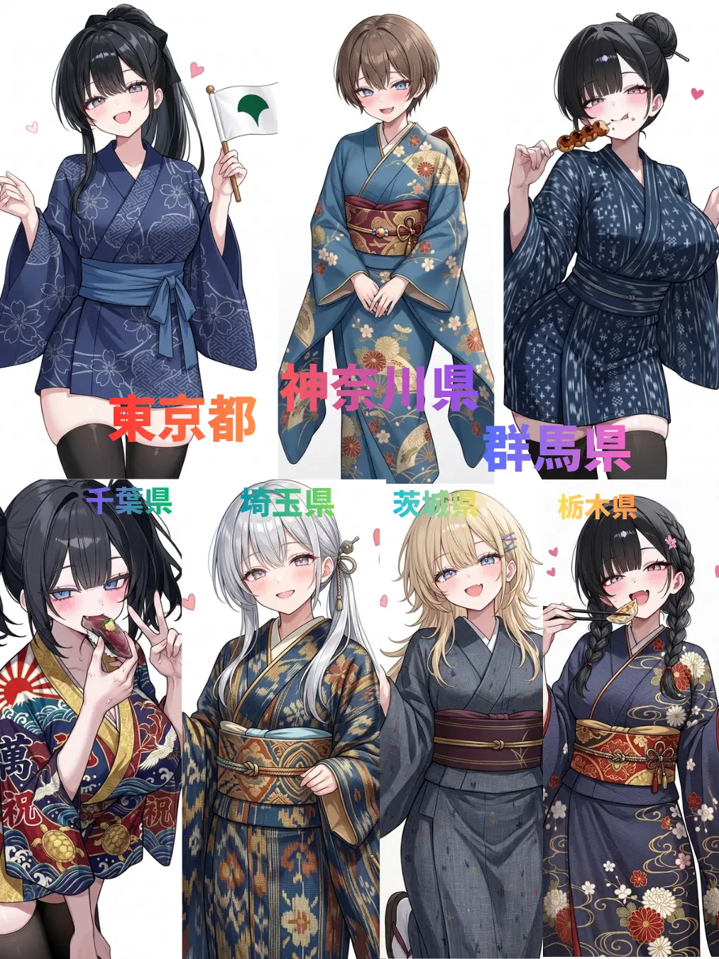 BeanCat의 関東地方の擬人化