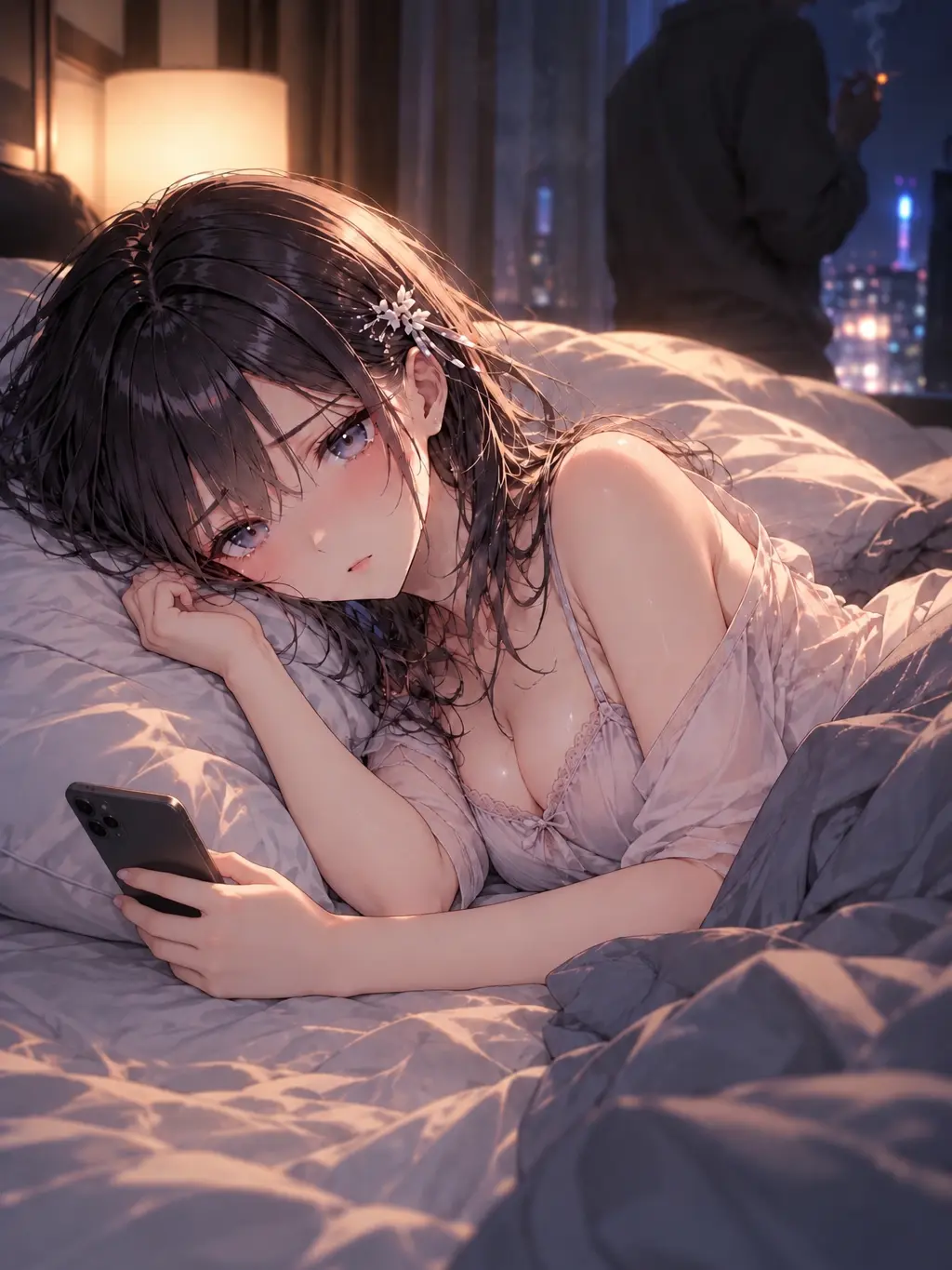 sakurasakutukiyoni의 おや、彼女の様子が…？