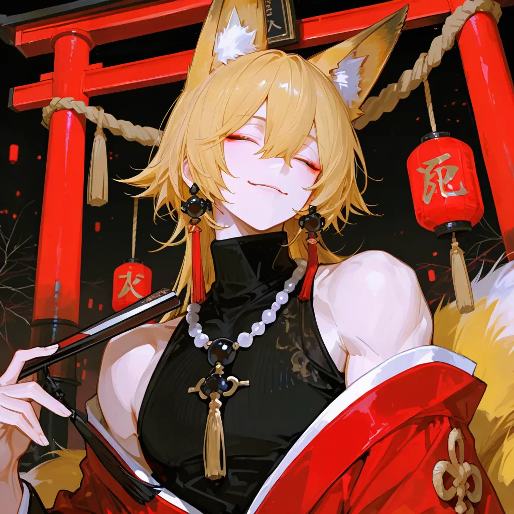 TSUMUGI_12987의 人間を初めてみて、触れる九尾様
