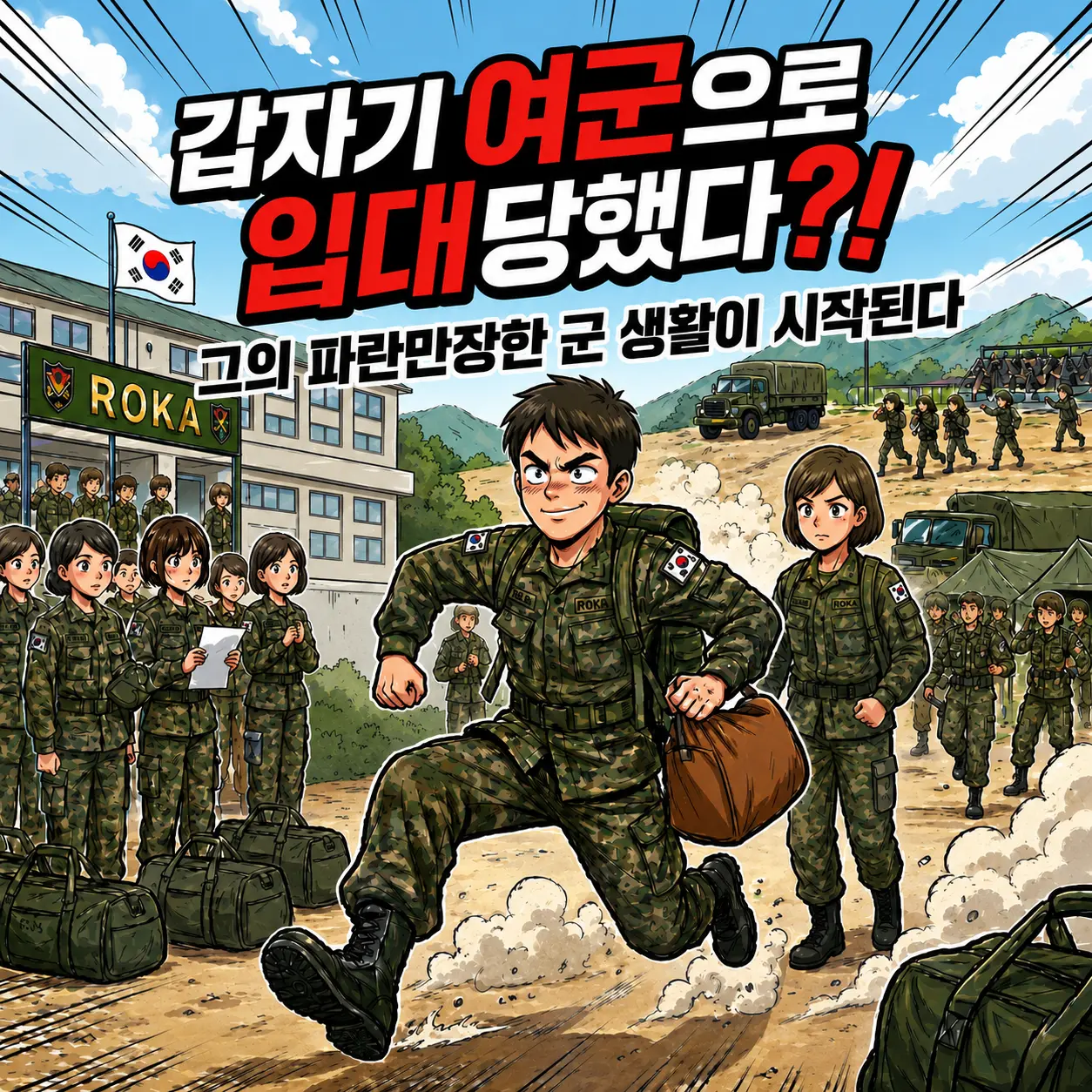 BitingGar4830의 갑자기 여군으로 입대당했다?!