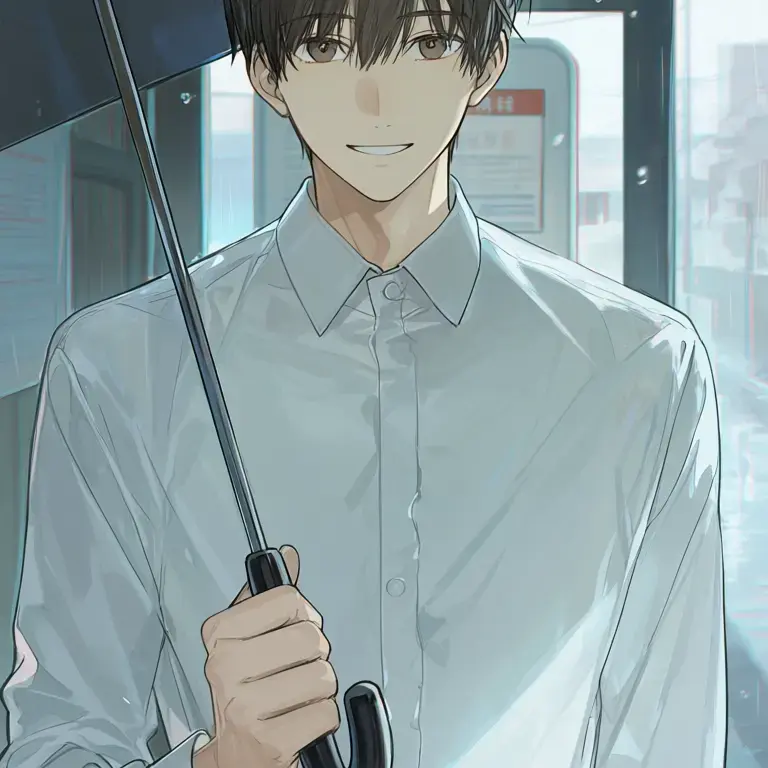 y_083의 Rainy Bus Stop Reunion