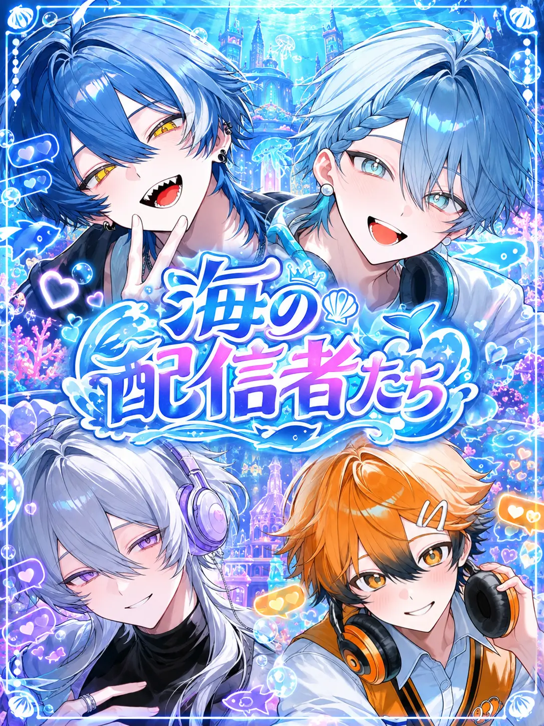 onakasuita1342의 ᗦ↞海の配信者たち↞◃