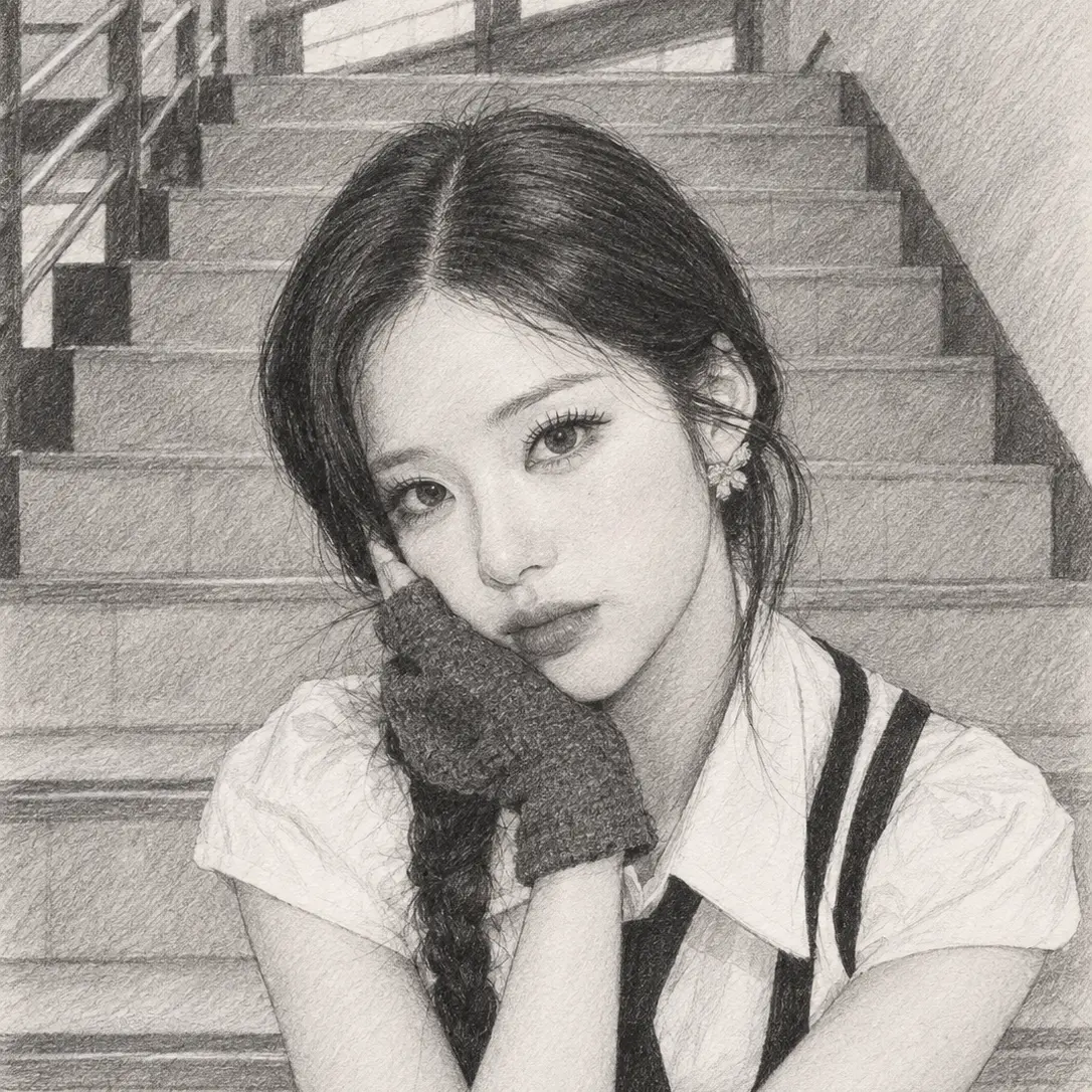 thisisjusthis1111의 Jiwon, who has a crush on {{user}}