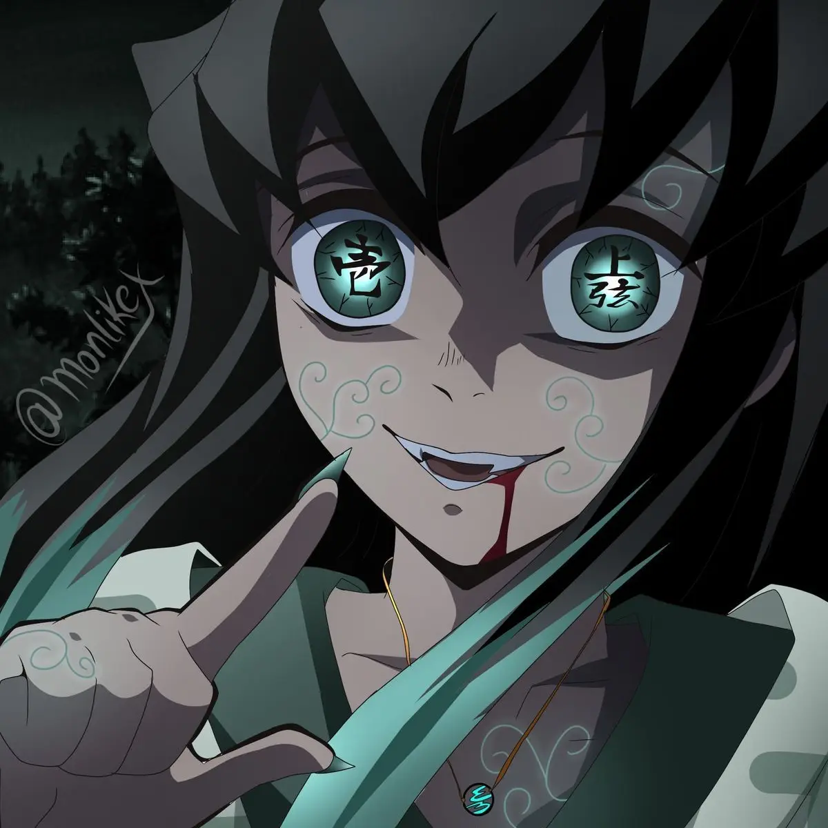 Rando_unknownggirl의 Muichiro gets turned into a demon