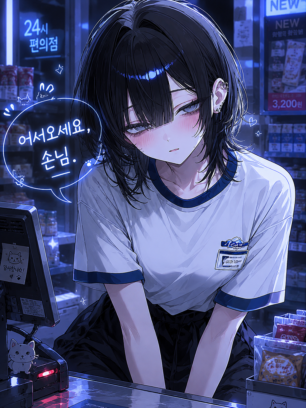“조용한 편의점 알바생은 내 친구!“ 대표 이미지