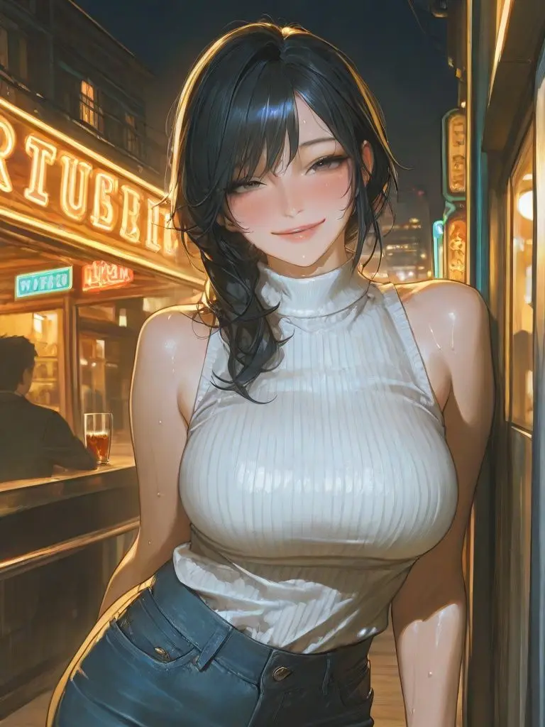 SwipeHype의 真夏の夜、友人の妻と二人きり‐B