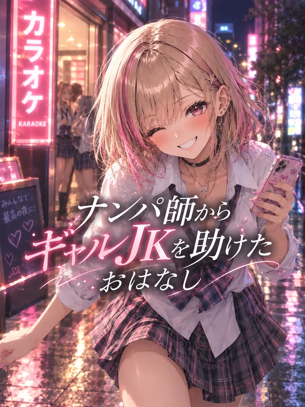 NagikousakaAI의 ナンパ師からギャルJKを助けたおはなし