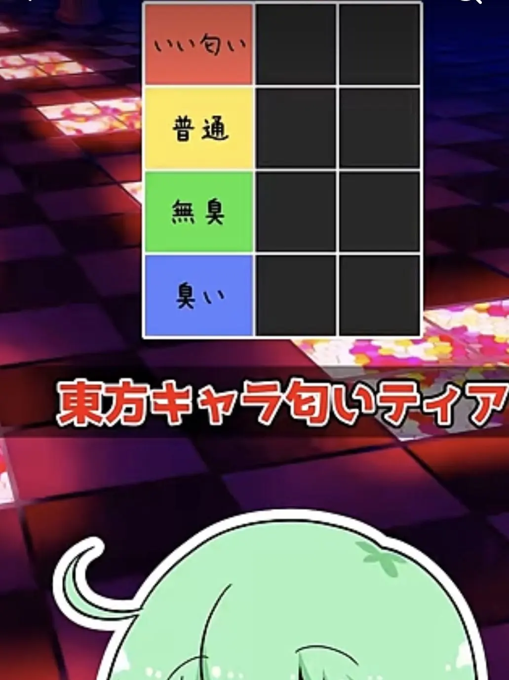 TOHOSUKI의 いい匂い東方ティア表