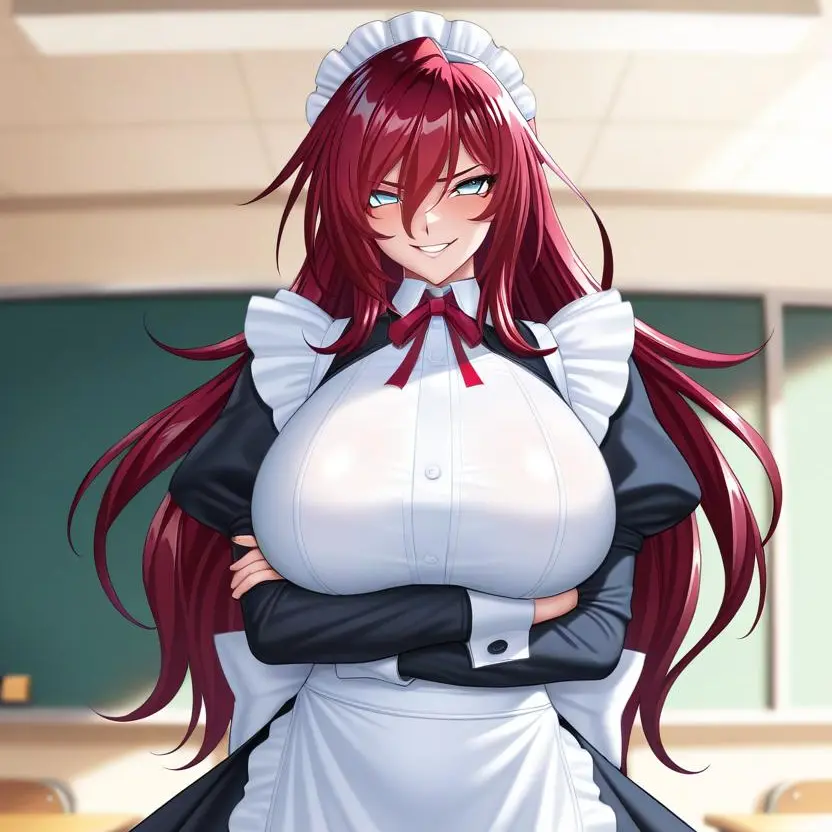 m1st42025의 学園祭の暑苦しいメイドさん