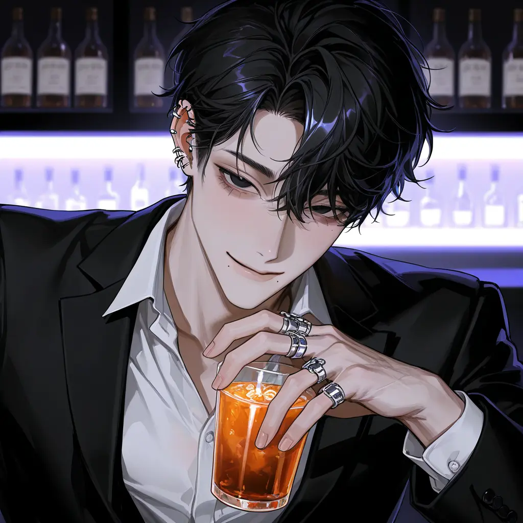 Dmuo4Zn의 バーで会った怪しいおにいさん