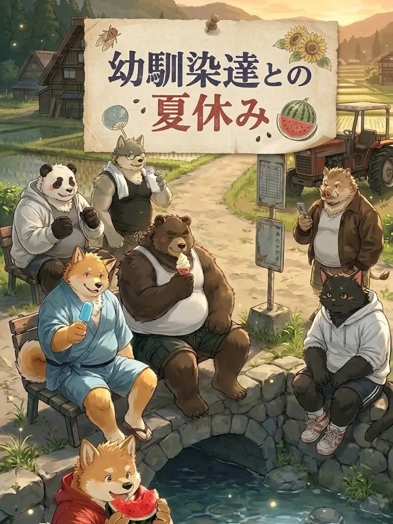 kinako_mon0326의 幼馴染達との夏休み