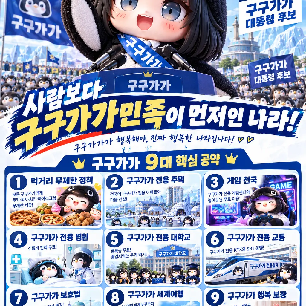 AstuteFrog9610의 구구가가 가 대통령선거에 나왔다