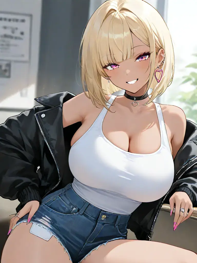 MustyLid8909의 隣の部屋に住む、ギャルママと清楚な娘