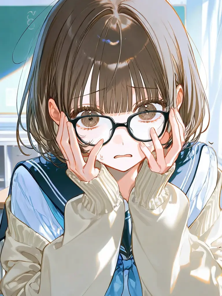 IndigoMiki5471의 The Glasses Girl is Actually an Android
