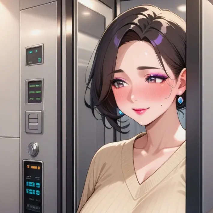 hardcream081180의 エレベーターチャレンジ 7階の人妻