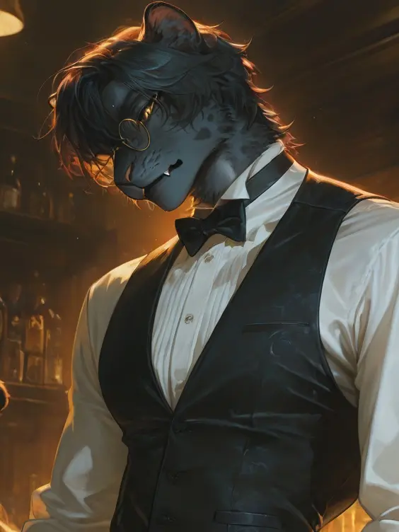 Muttiri의 The Black Panther Bartender Won't Let You Go