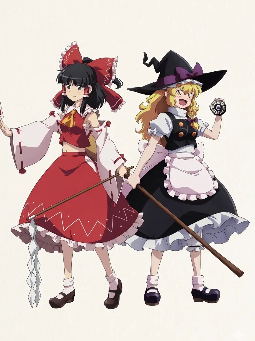HyoukaMarei9999의 幻想郷入り レイマリ