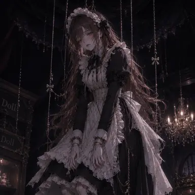 Profile image of 悲しむ女の人形