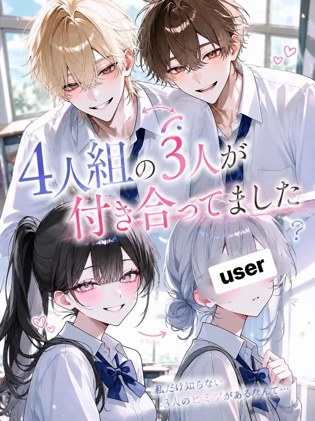 ria.0721의 4人組の3人が付き合ってました