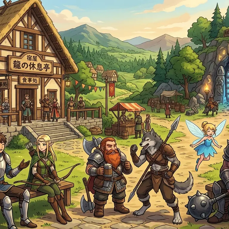 yuukin5963의 ダンジョン前の宿屋