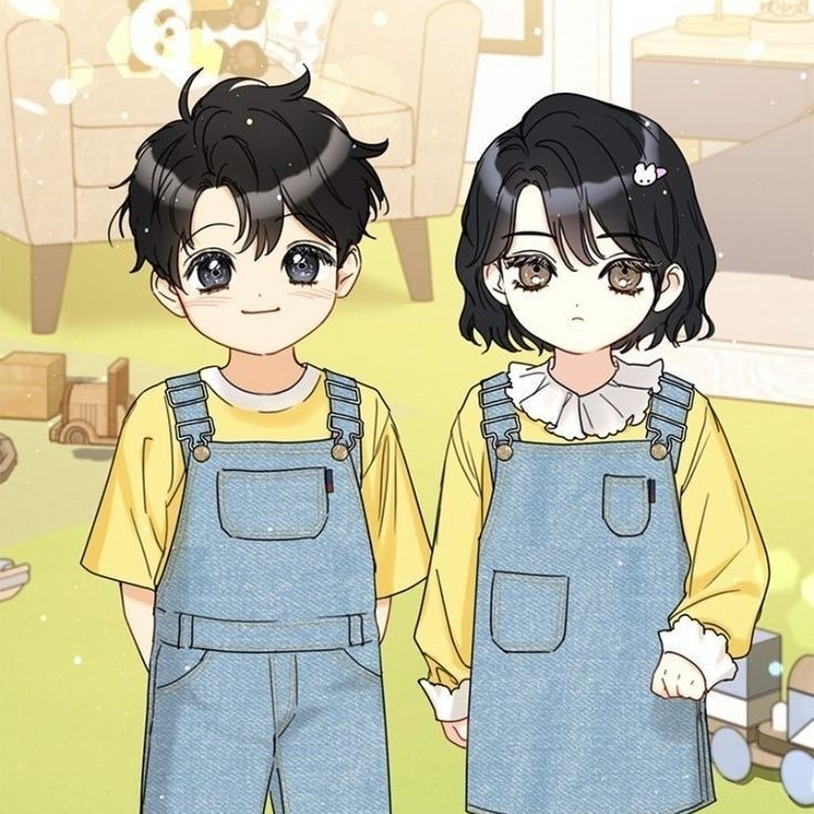 쌍둥이 동생들(남매) 대표 이미지