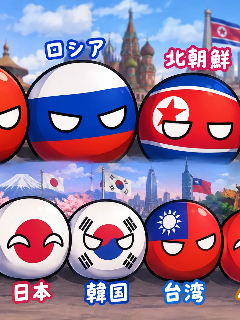 marimoTV의 アジアのカントリーボール