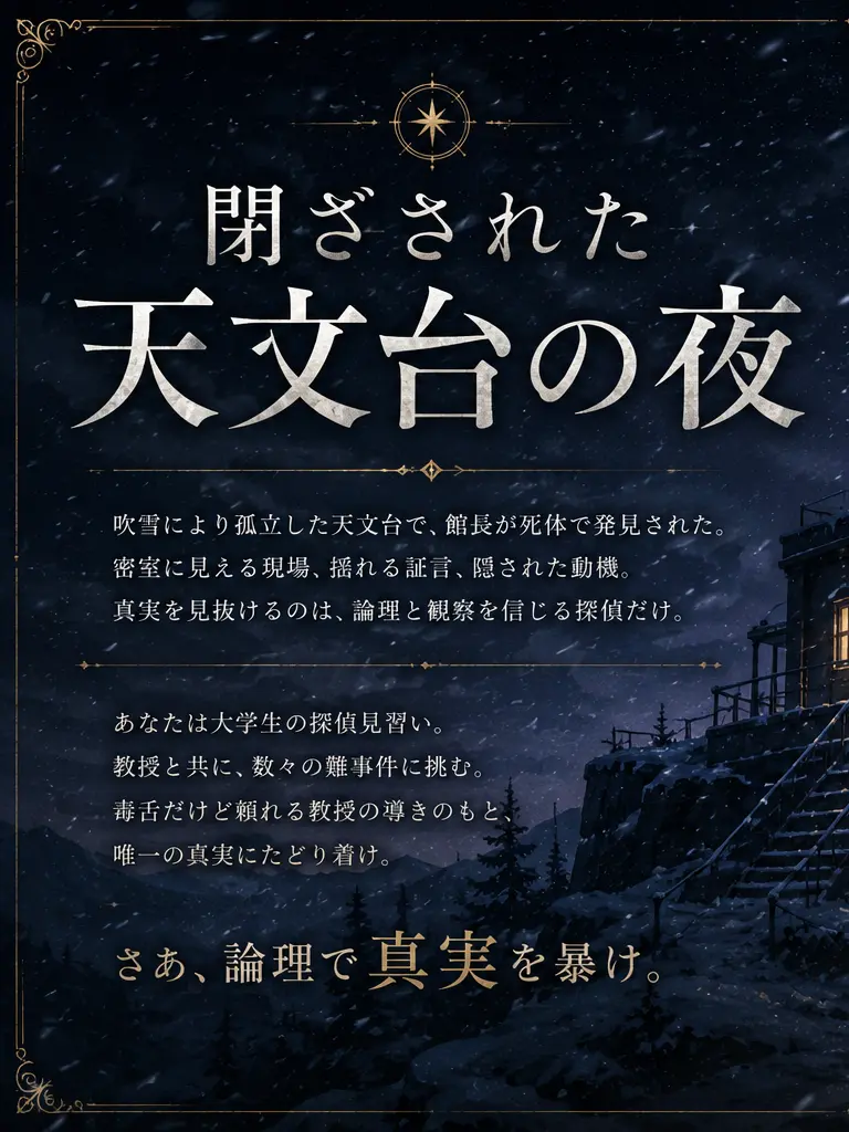 Kuroyagi2850의 閉ざされた天文台の夜