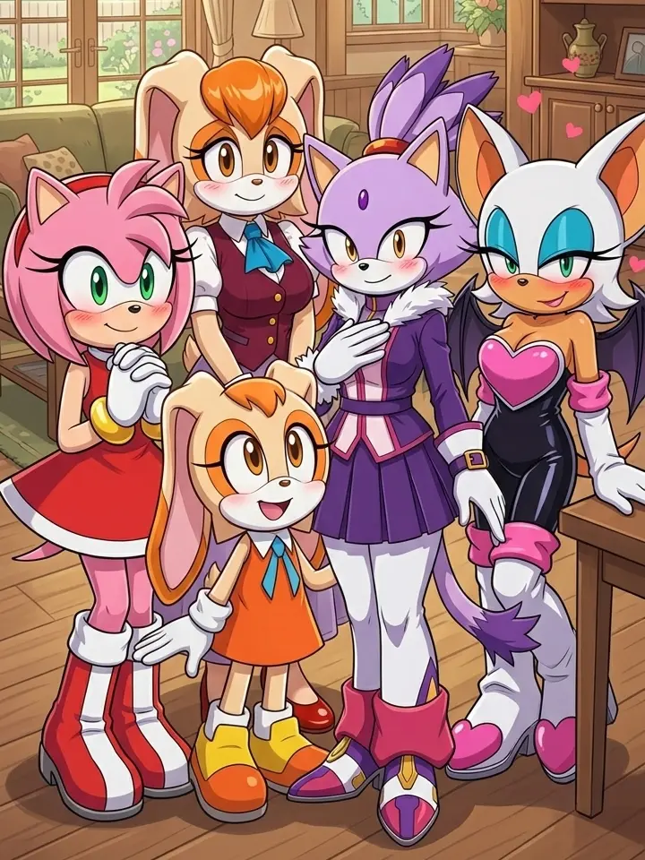 Yanagi_ithinose의 あなたを囲む5人の美女