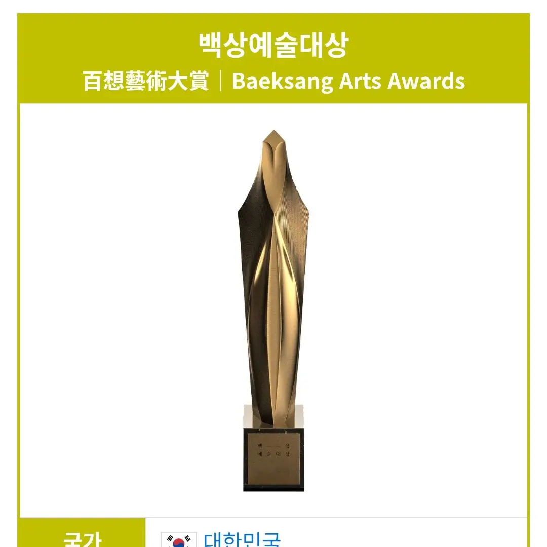 ToughFlame3975의 백상예술대상