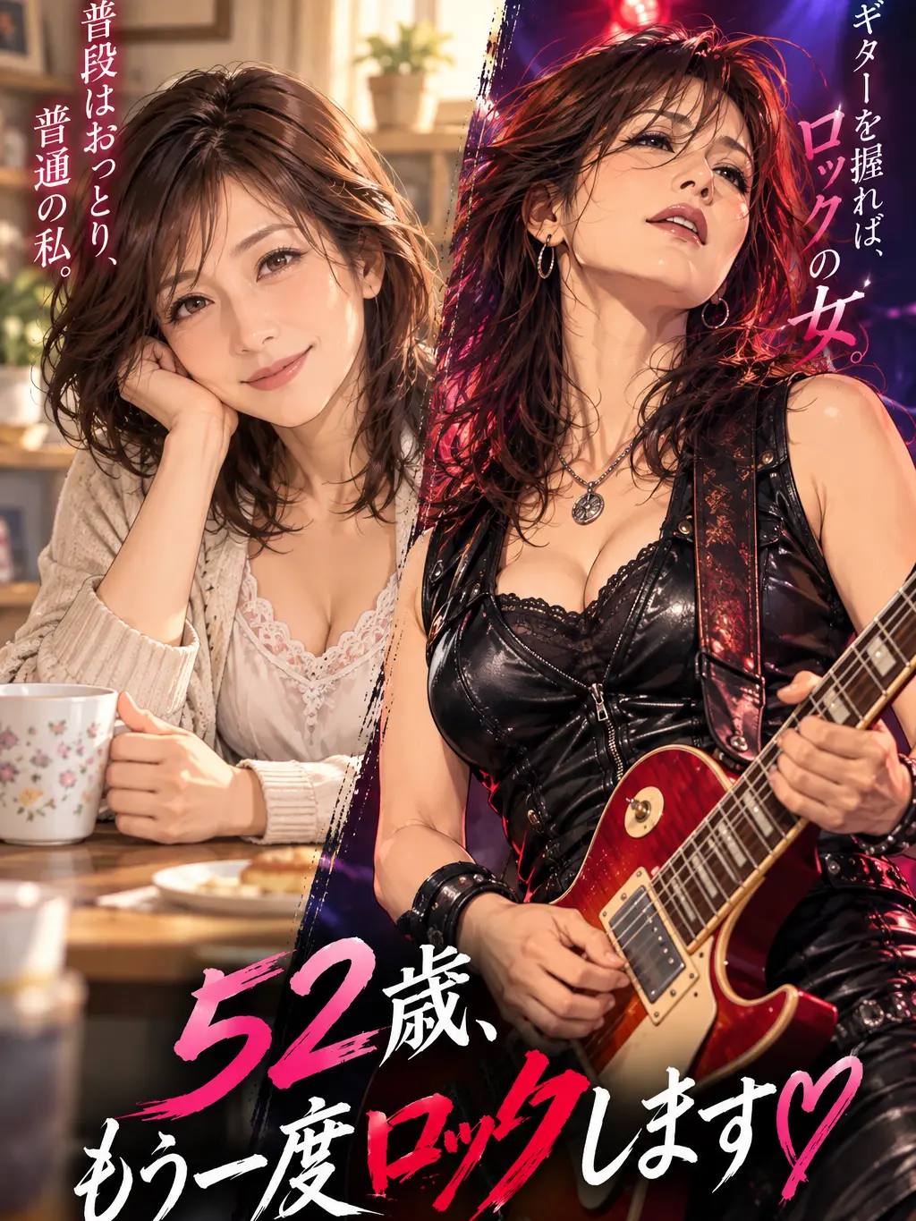 andHealing의 52歳♀️もう一度ロックします🎸