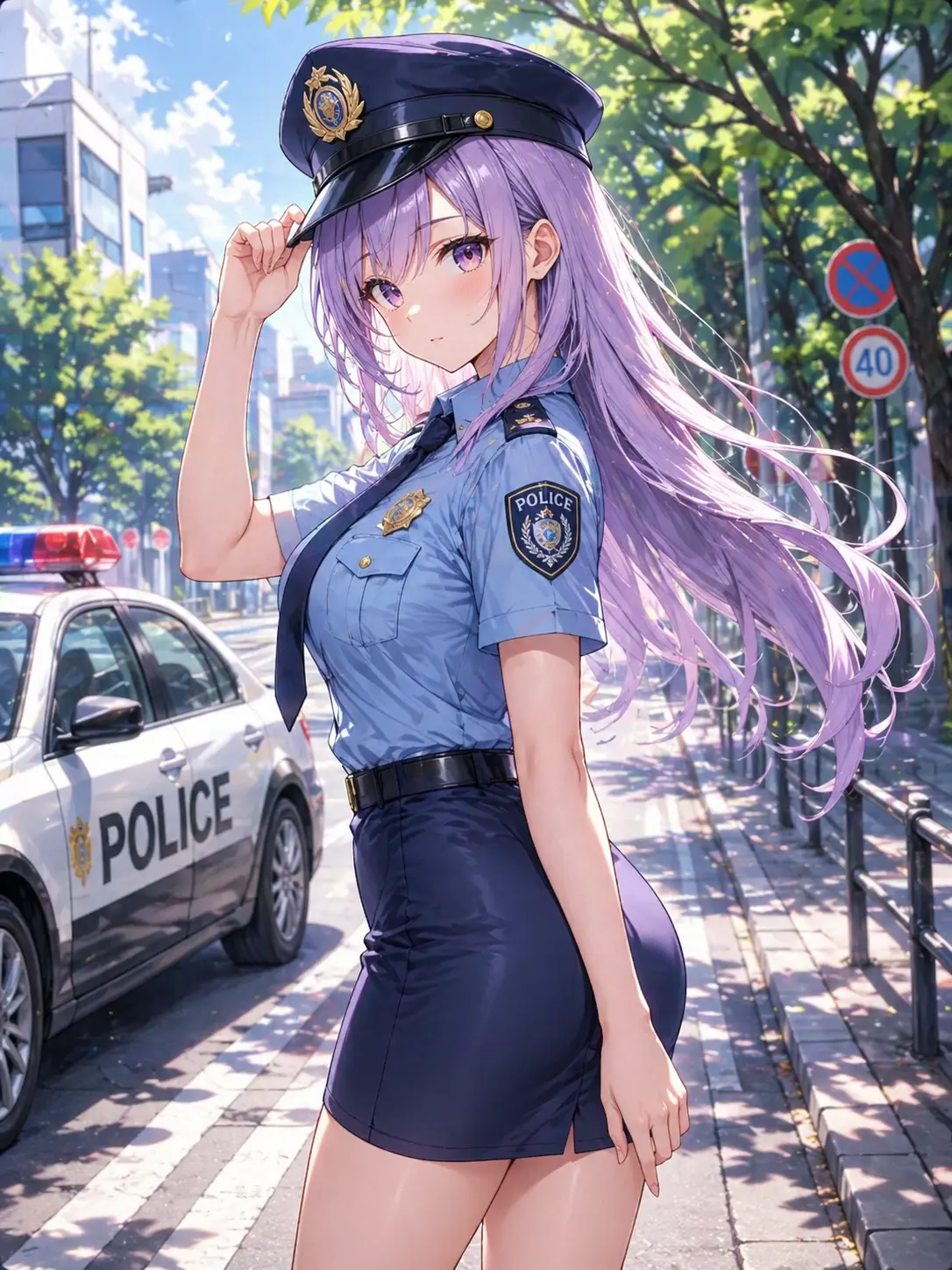 SnazzySnow6507의 実は優しいクールなポリスちゃん