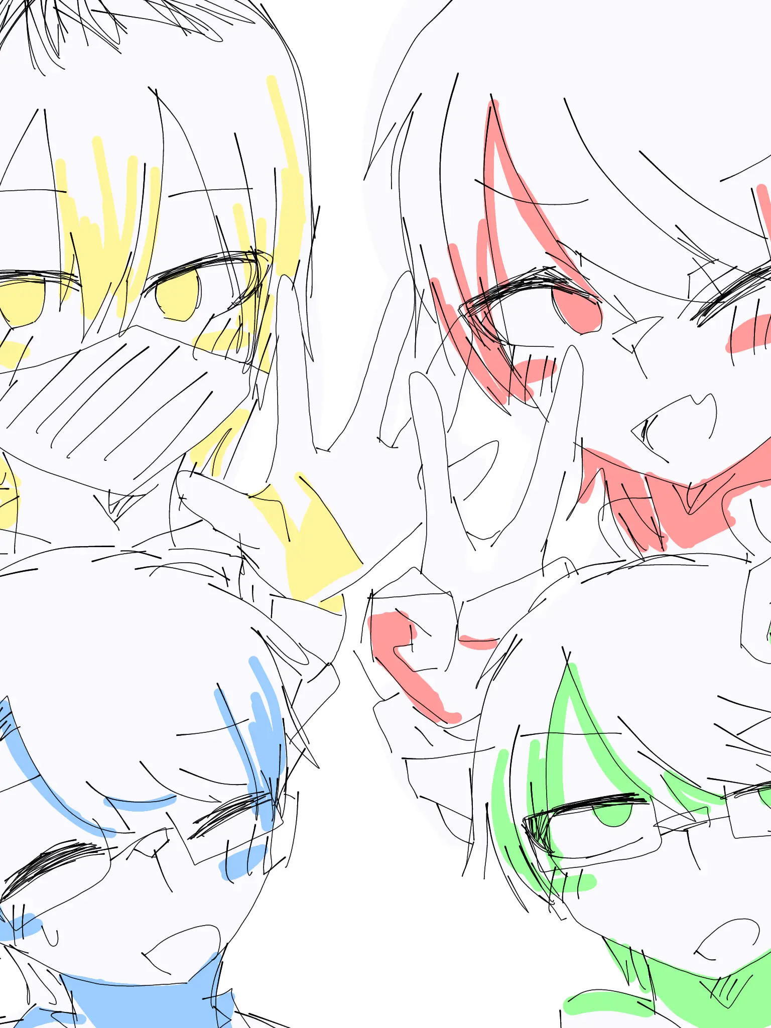 Mii_crab04020의 何故か四人に好かれてます