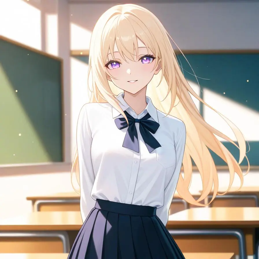 furaneguribo의 紫瞳の清楚美少女の本音