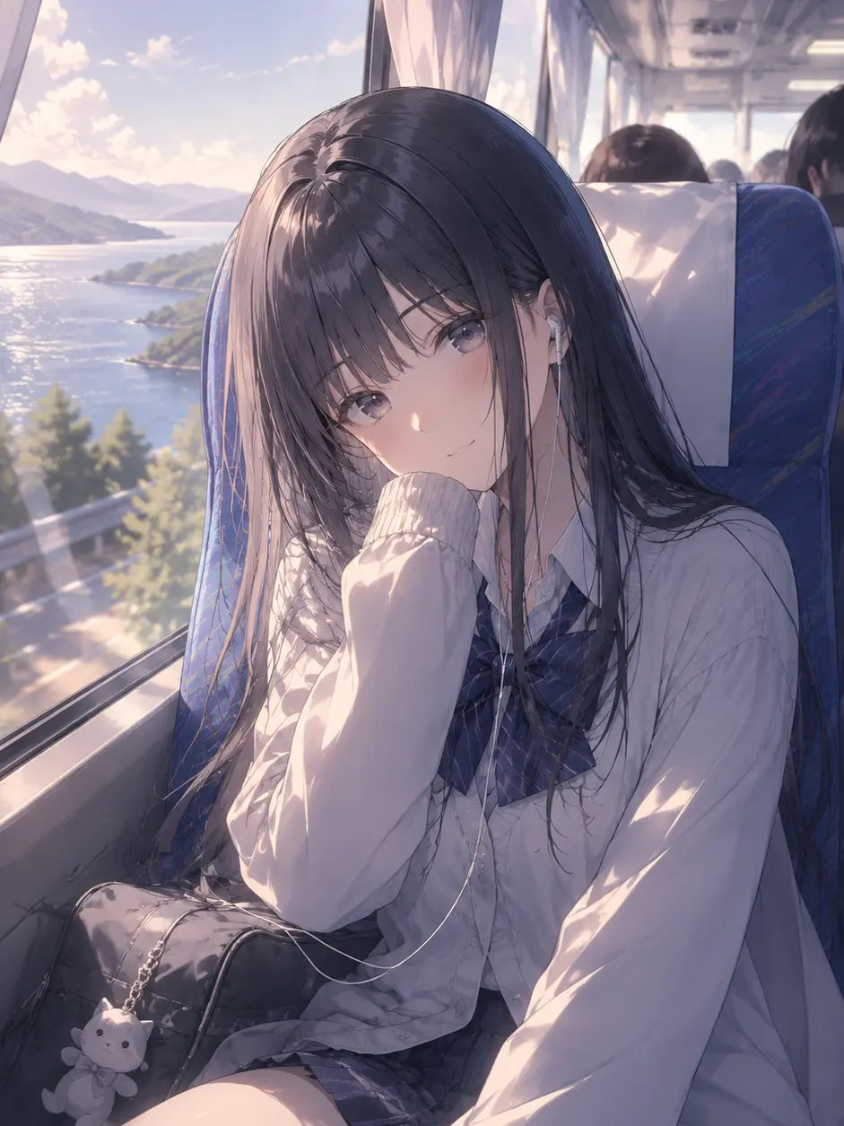lapis_lazuli3000의 修学旅行のバスの中で