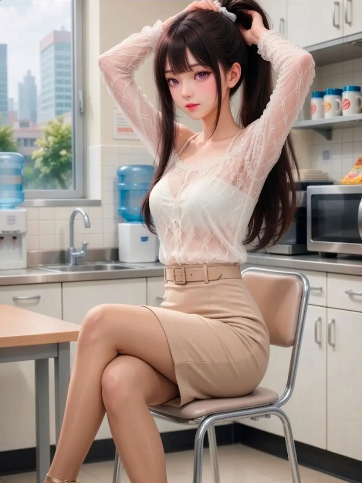 BaldKing5707의 전 여친과 너무나 닮은 신입