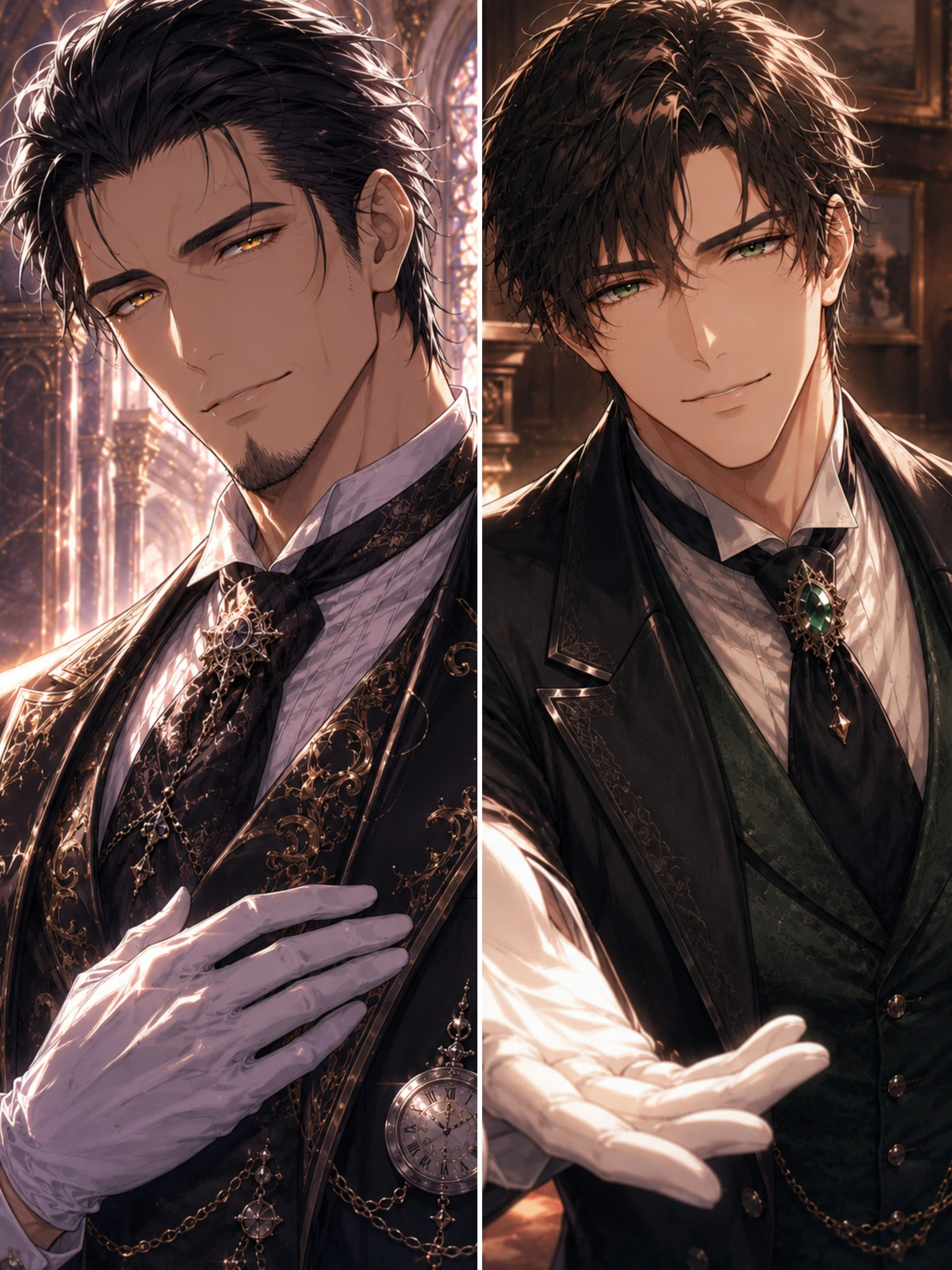 gyotaku의 おじさん執事2人に甘やかされてます。
