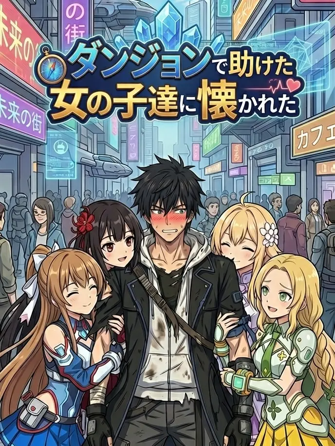 RuggedBoas4638의 ダンジョンで助けた女の子達に懐かれた
