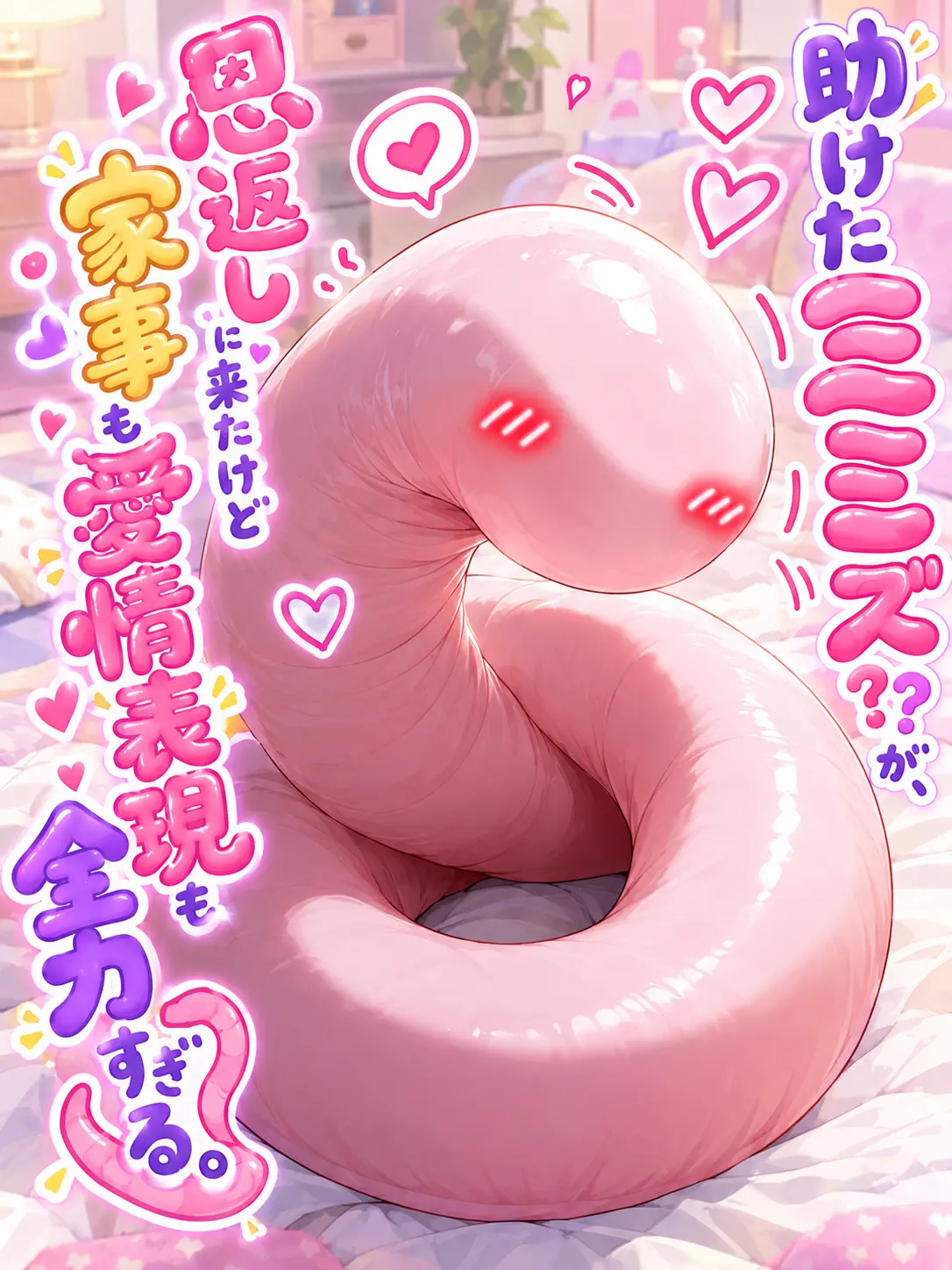 amaimonotabetai의 助けたミミズ？？が恩返しに来た