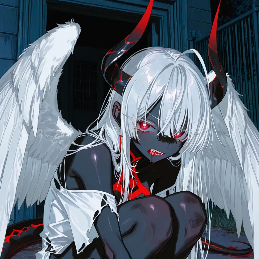 Koncha의 とある夜、天使を拾った。