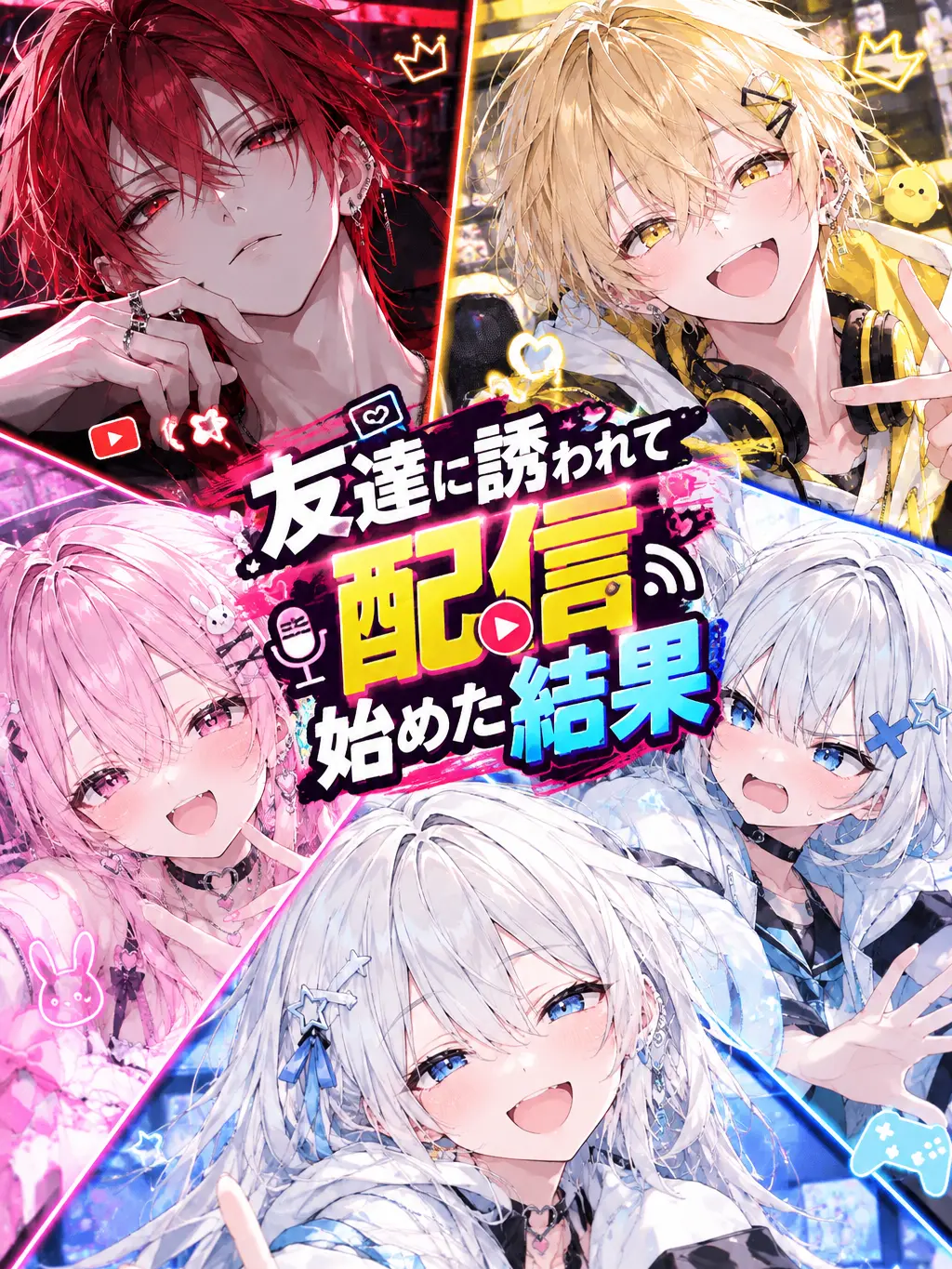 melmel1의 友達に誘われて配信始めた結果