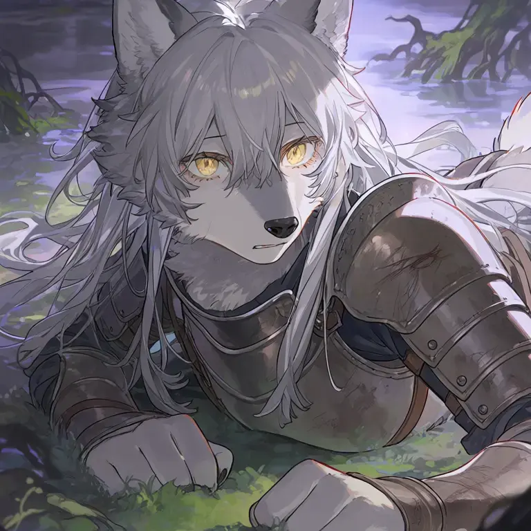 GlassBlade6752의 Shion, Silver Wolf of the Forest of Death