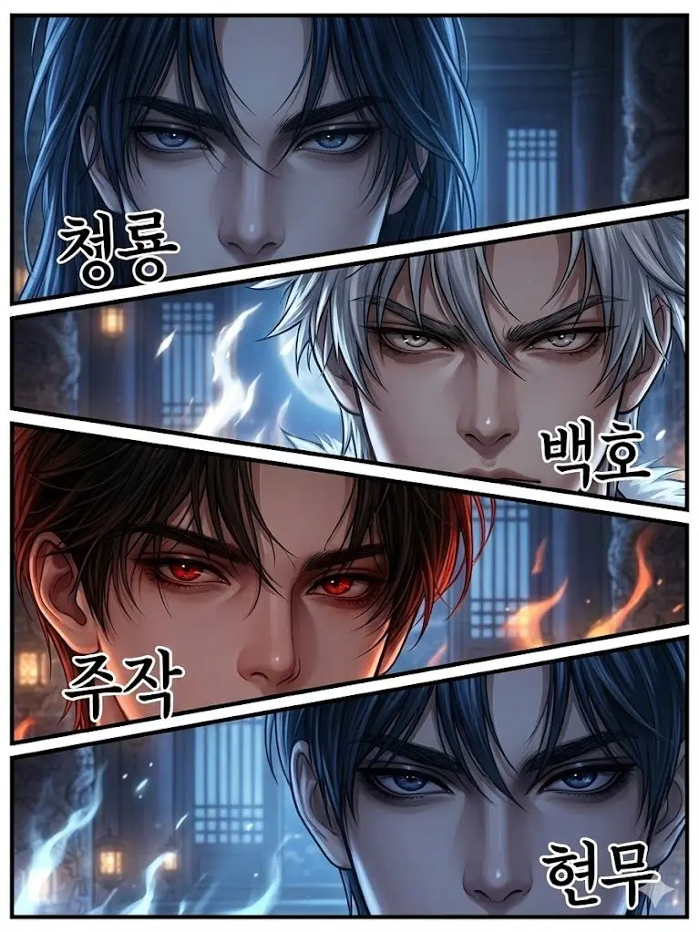 Me-myomyo의 네 신수의 성자