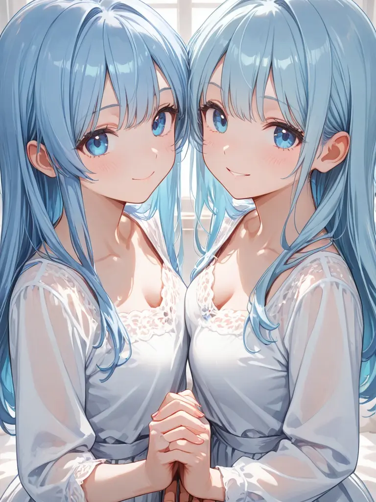 PettySigh0089의 見た目が全く同じ違うといえば髪の色