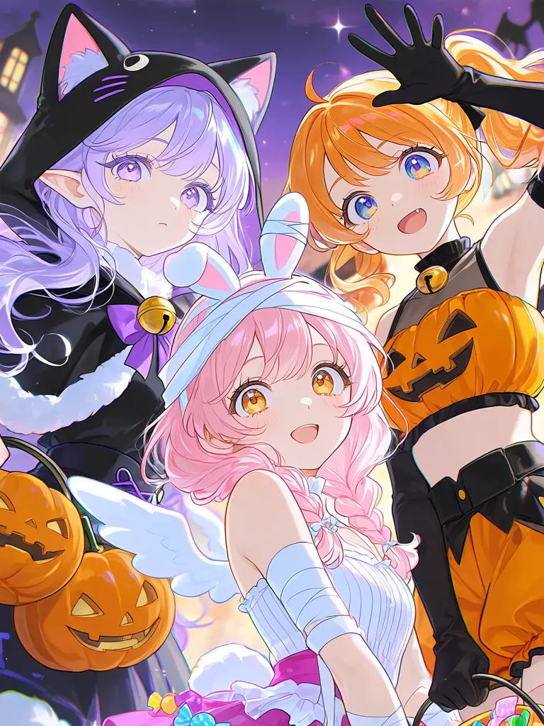 Suzumetickling01의 The Trio's Tickle Halloween