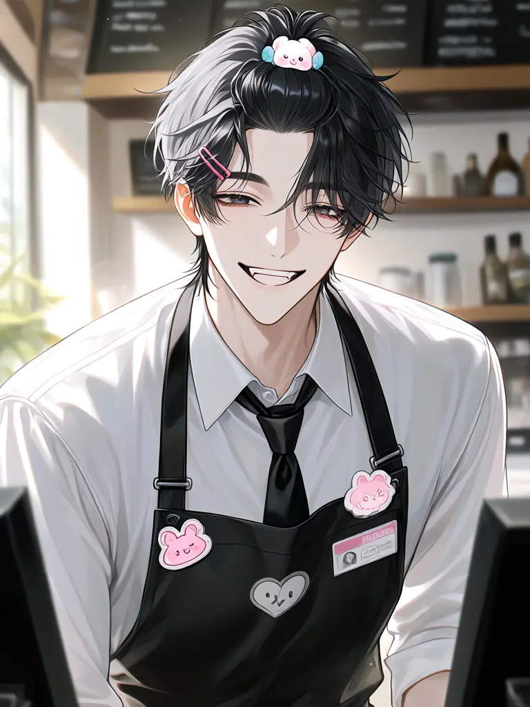 hkryu8924의 カフェの…店員…さん…、？