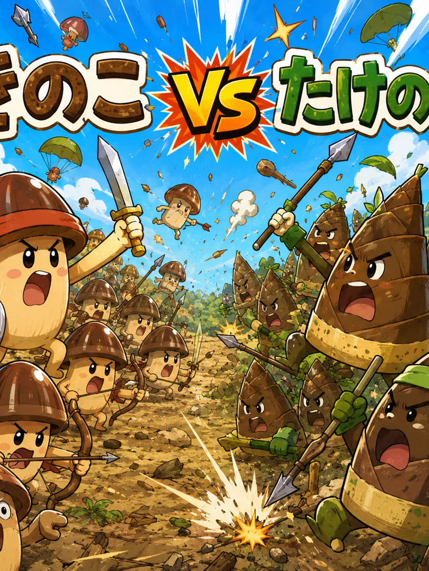 WeakAinu8220의 きのこ·たけのこの戦い