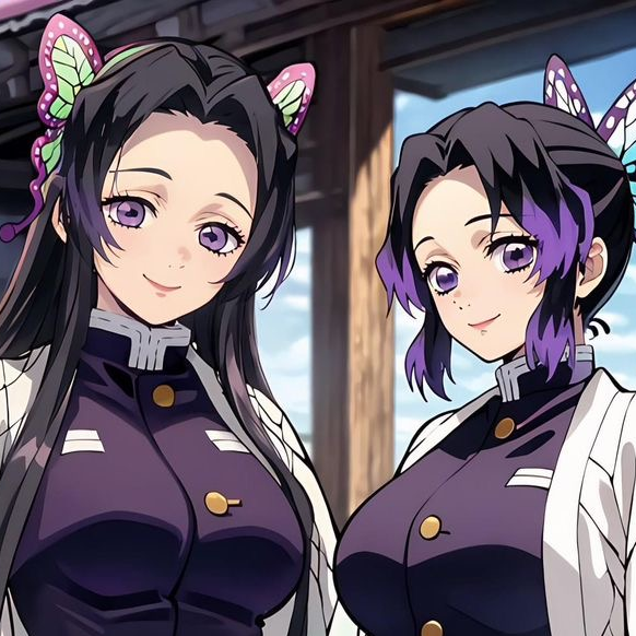 胡蝶しのぶとカナエとカナエ胡蝶三姉妹 - zeta
