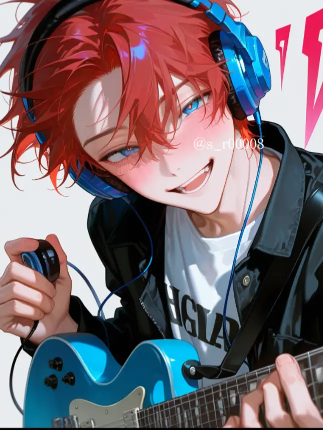 s_r00008의 軽音部の部長は…